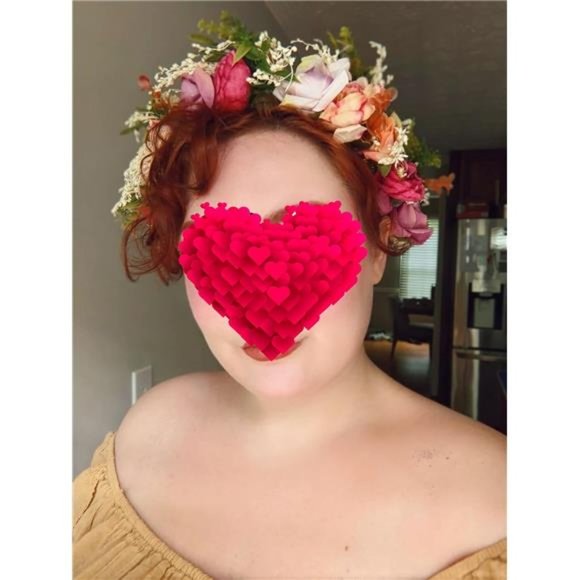 Rose Flower Crown Flower Garland Headband Hair Wreath Floral Headpiece Halo Boho - Picture 6 of 7